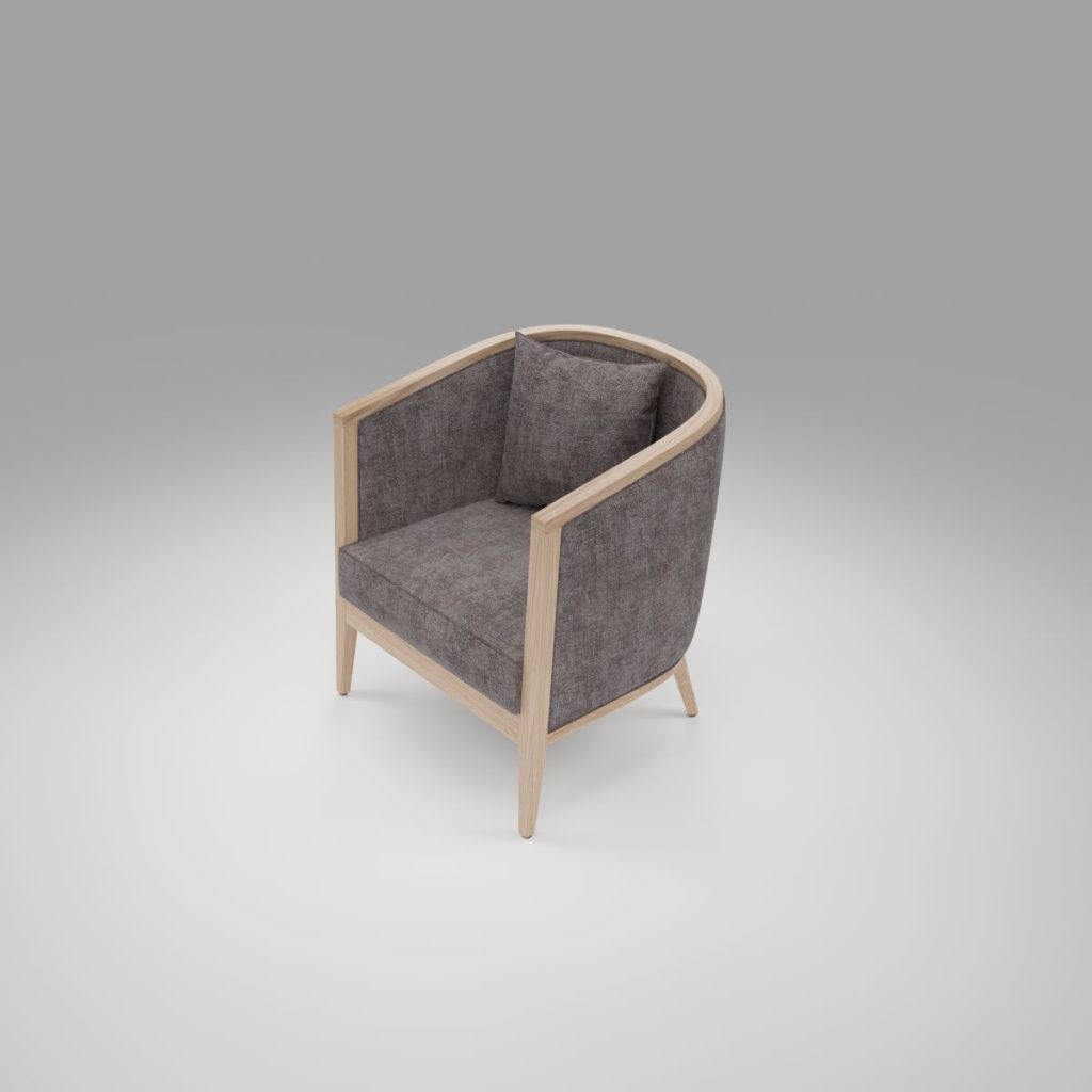 WP Design, Verona Lounge Chair, dark