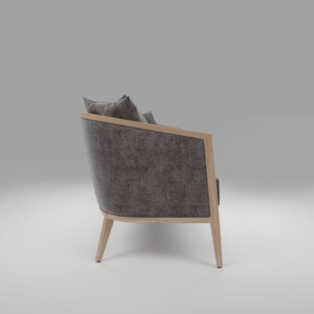 WP Design, Verona Lounge Chair, dark