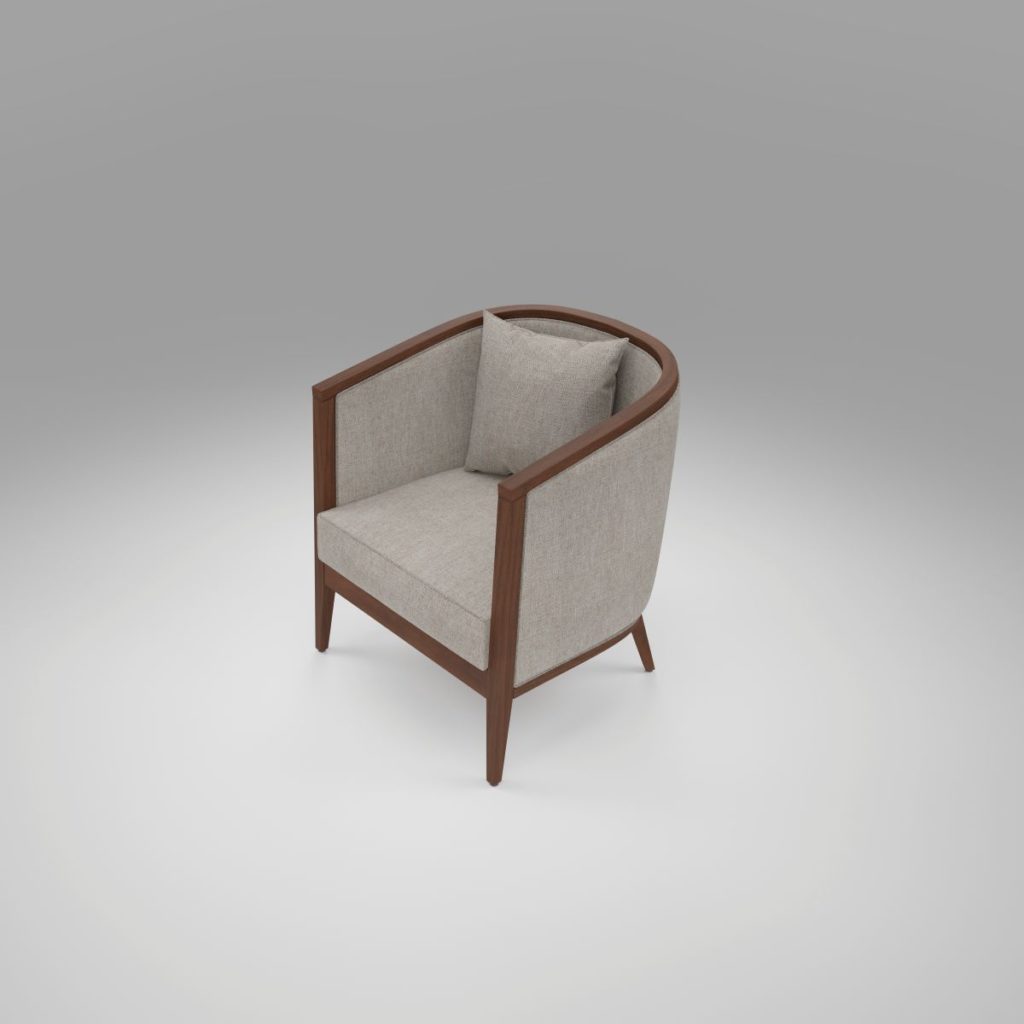 WP Design, Verona Lounge Chair, light