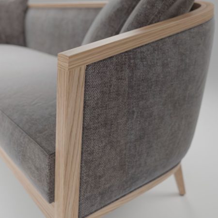 WP Design, Verona Sofa, dark