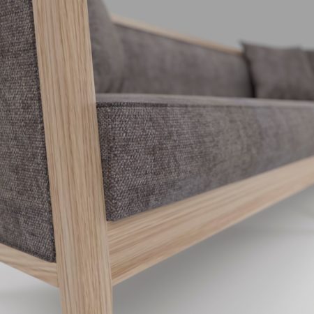WP Design, Verona Sofa, dark