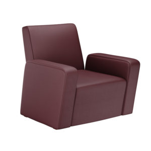 WP Design, Barcelona Lounge Chair, 704 Extrablood