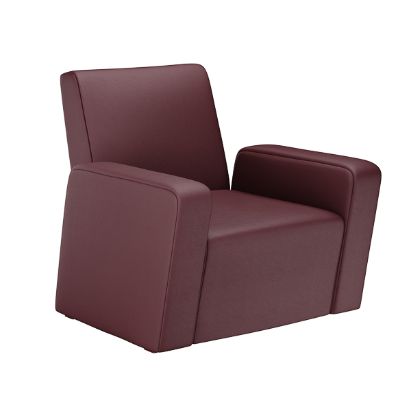 WP Design, Barcelona Lounge Chair, 704 Extrablood