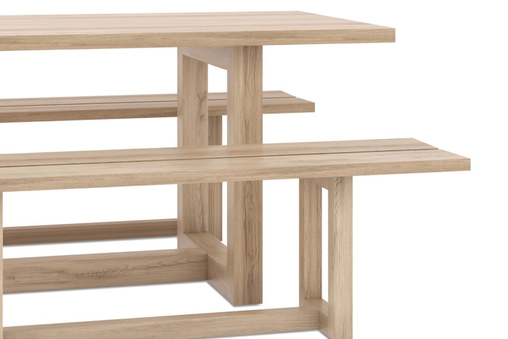 Portfolio Cafe Bench Table and seat