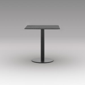 Portfolio, cafe square table, black, PF.TA-01.B