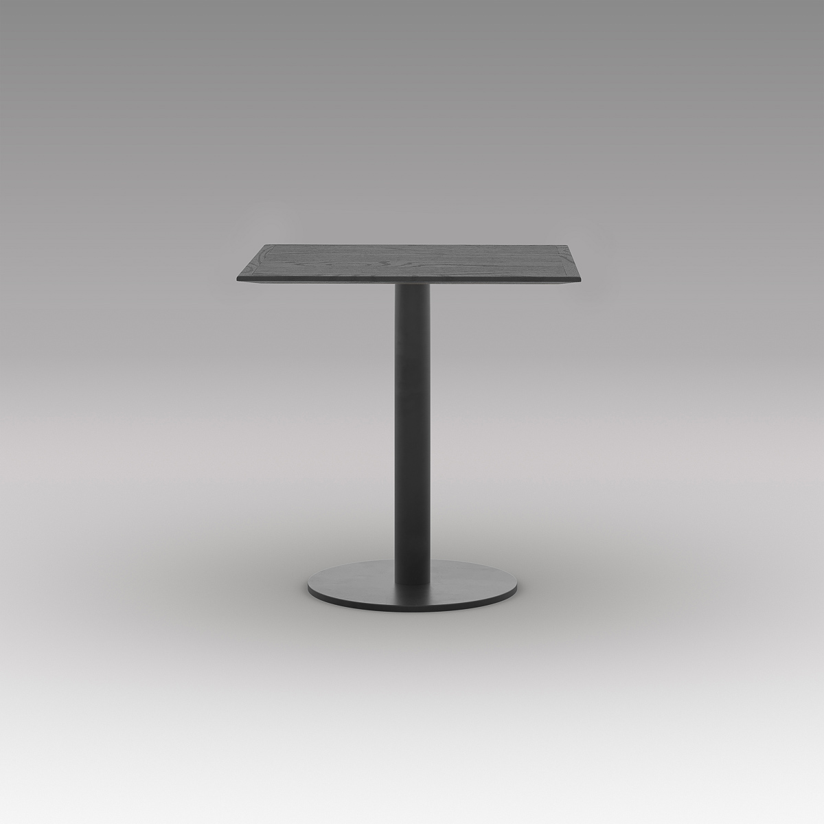 Portfolio, cafe square table, black, PF.TA-01.B