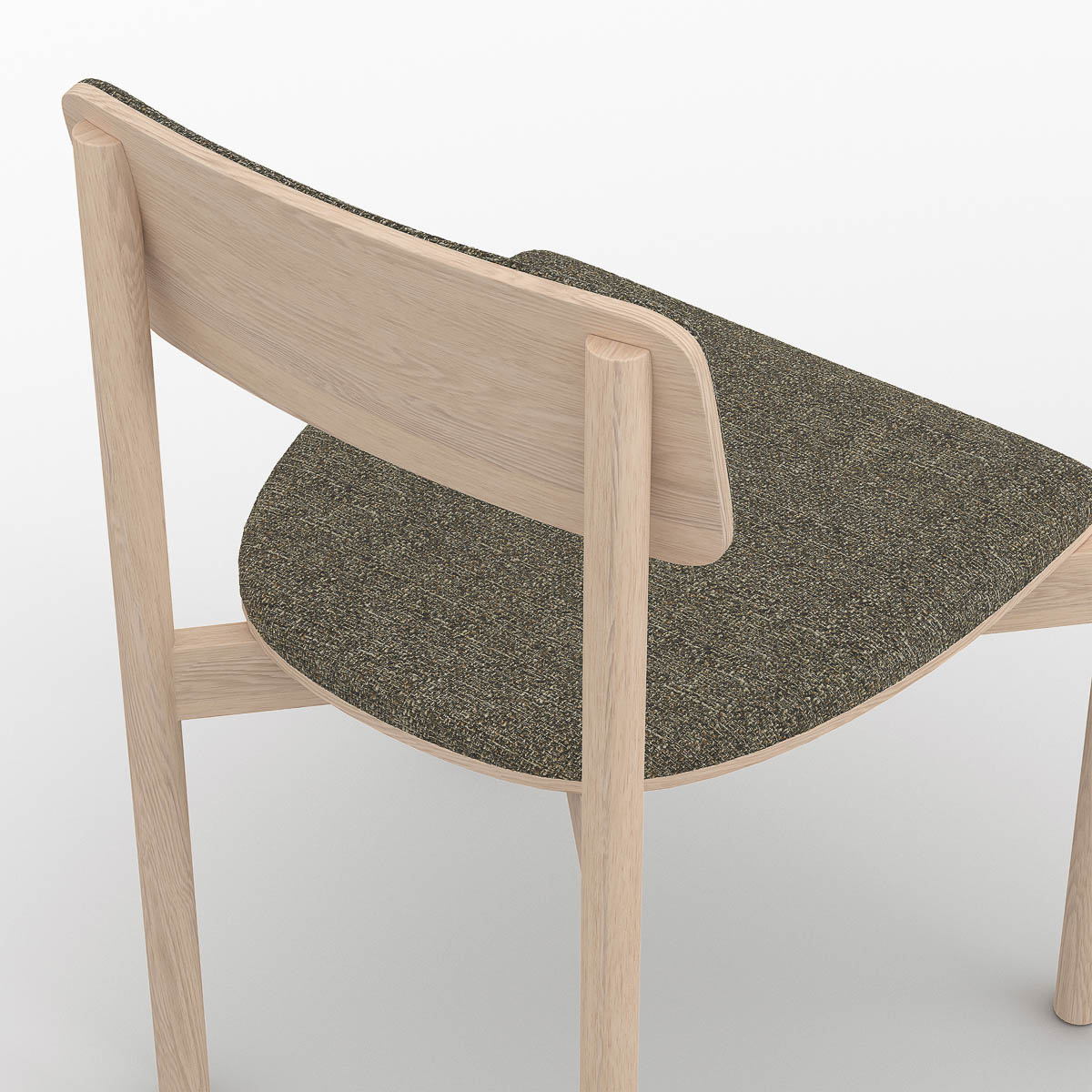 Portfolio, workplace stackable cafe chair, Coco Zinc, PF.CH-01.02-CZ