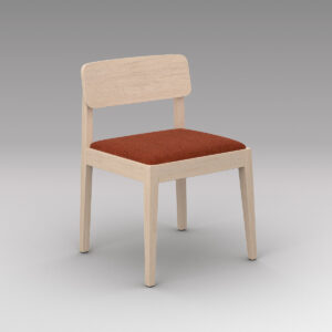 Portfolio, workplace cafe chair, Burnt Orange, PF.CH-01.01-442
