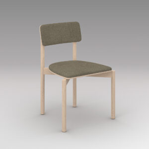 Portfolio, workplace stackable cafe chair, Putty, PF.CH-01.02-925