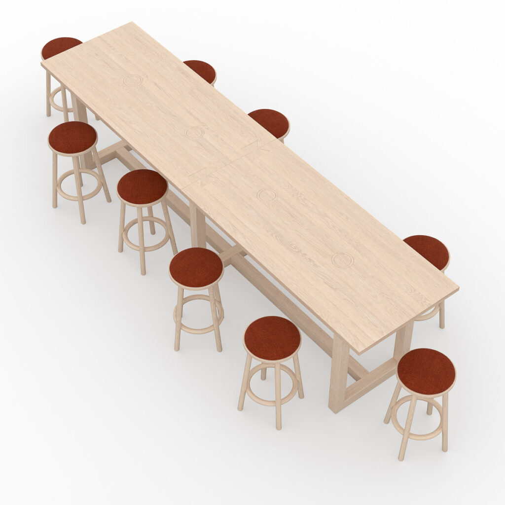 Portfolio, high workplace table, large, PF.WT-02.03