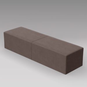 Barcelona Pouf Bench - Slim